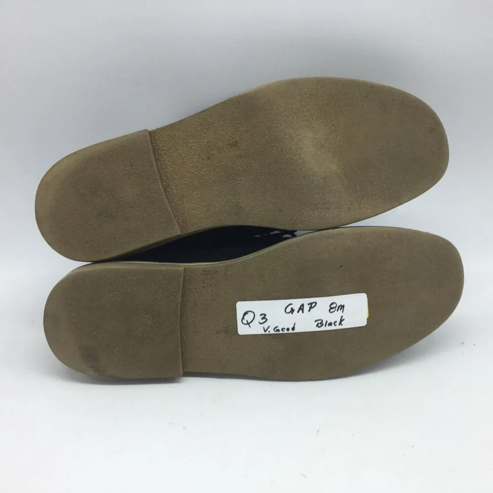 GAP Mens 8/41 Black Suede Desert Chukka Ankle Boots